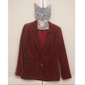 Vintage velvet blazer